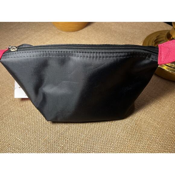 Hello Kitty (For Sale in Japan Only) Nylon Embroidered Black Wristlet Bag - Picture 5 of 10